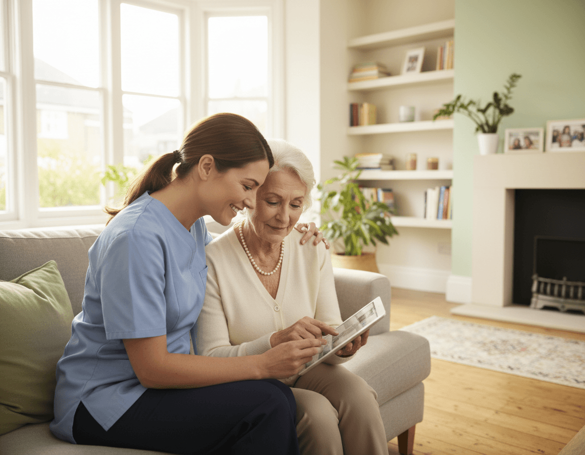 Thriving Well care team supporting a client